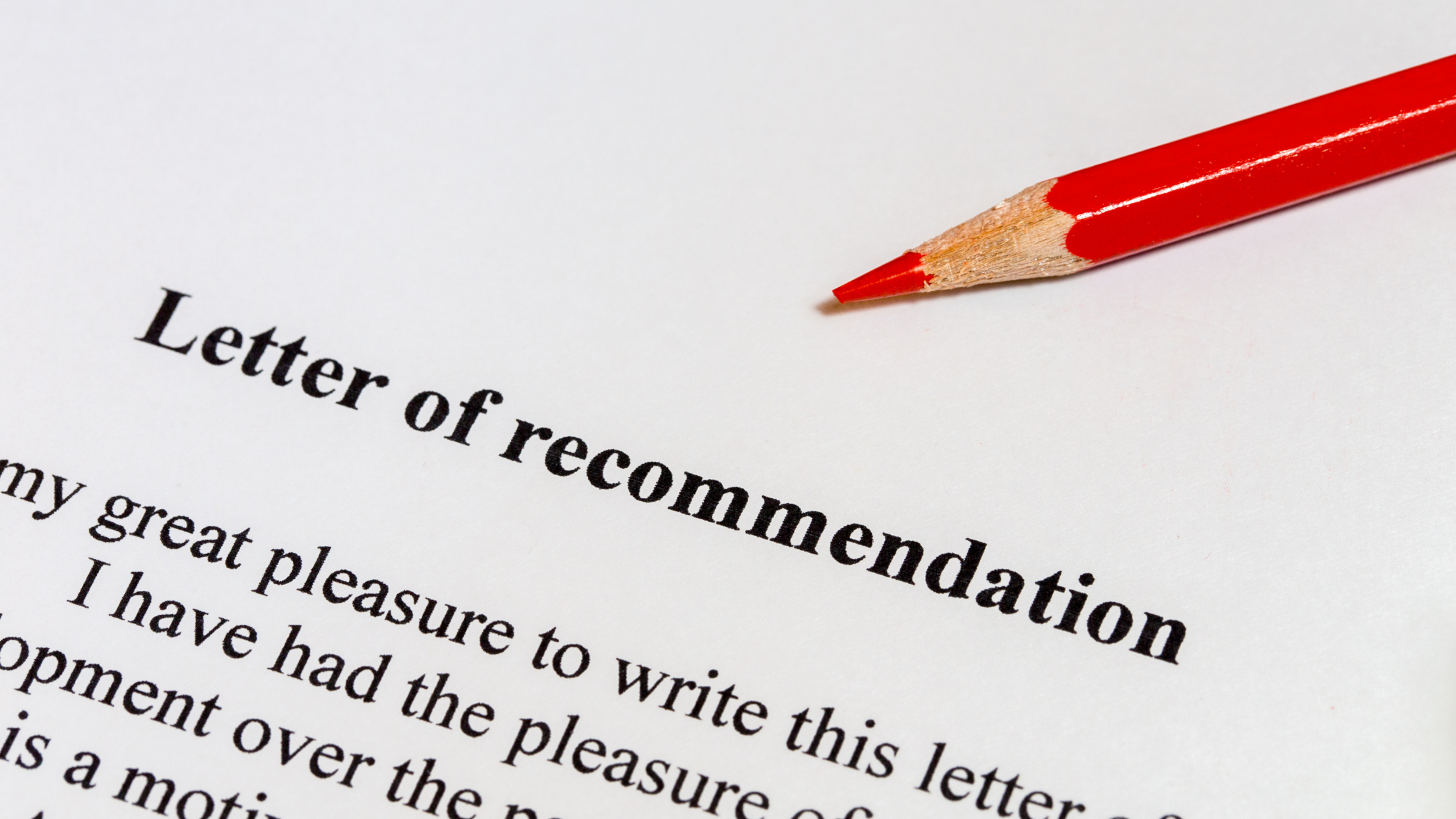 Recommendation Letters